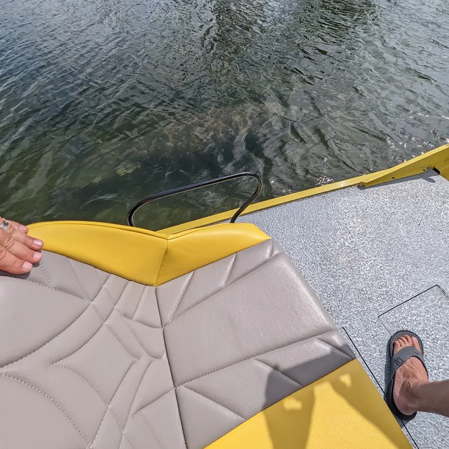 Linda Marcoux Holding Red Drum- Fishing Review